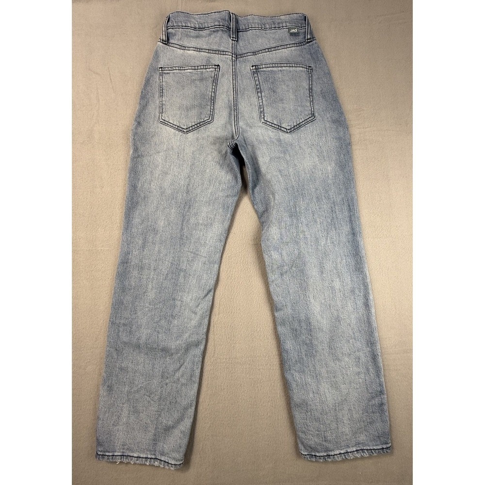 JAG Rachel Jeans Womens 4/29 Light Wash High Rise Straight Leg Button Fly - Picture 2 of 9